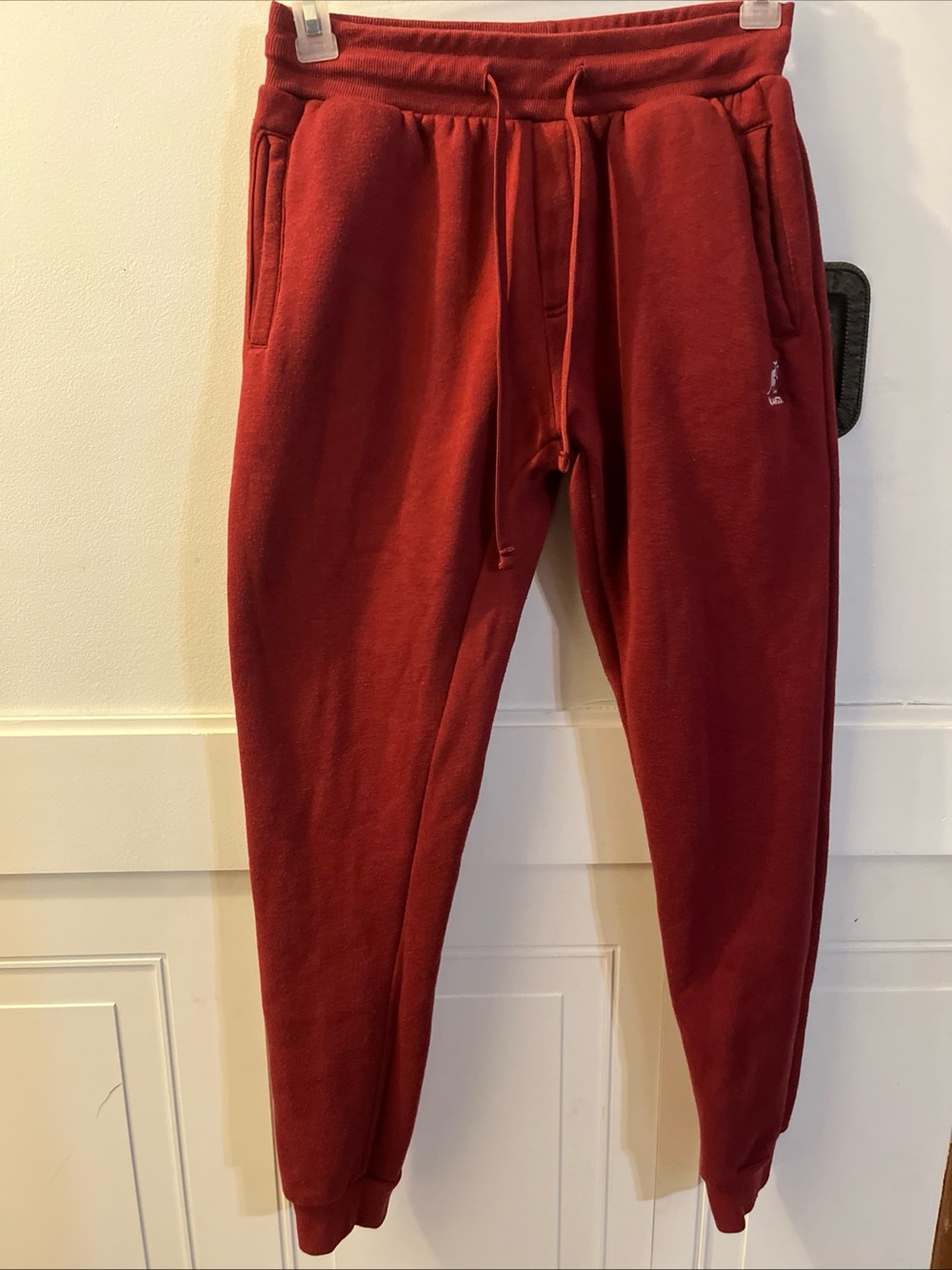 Kangol Burgundy Men’s Sweatpants Drawstring Waist Size P/S